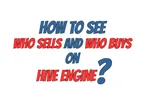 How to see who sells and who buys on Hive Engine? / Come vedere chi vende e chi compra su Hive Engine? (ENG/ITA) thumbnail